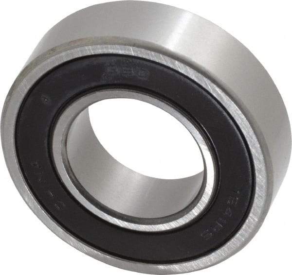 Value Collection - 1" Bore Diam, 2" OD, Double Seal Semi Ground Extra Light Radial Ball Bearing - 9/16" Wide, 1 Row, Round Bore, 1,565 Lb Static Capacity, 2,914 Lb Dynamic Capacity - USA Tool & Supply