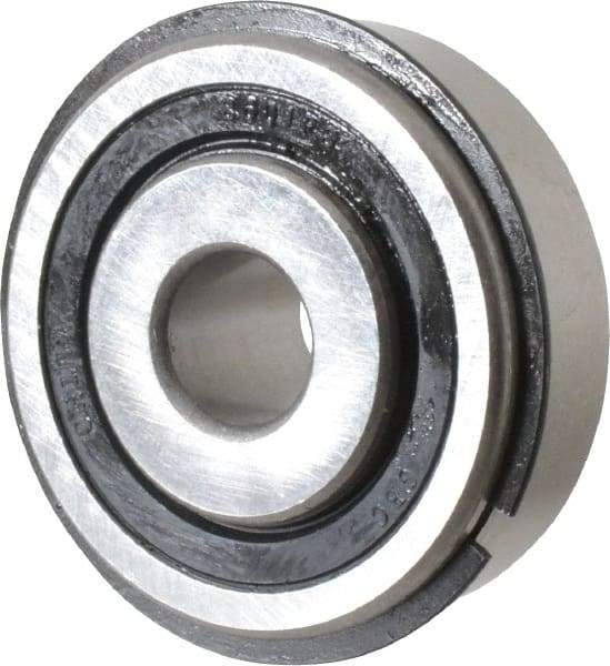Value Collection - 1/2" Bore Diam, 1-3/4" OD, Double Seal Semi Ground Extra Light Radial Ball Bearing - 1 Row, Round Bore, 707 Lb Static Capacity, 1,366 Lb Dynamic Capacity - USA Tool & Supply