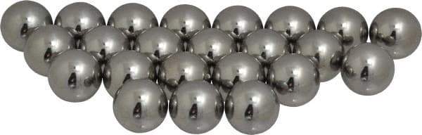 Value Collection - 3/4 Inch Diameter, Grade 1,000, Carbon Steel Ball - 60 to 67 C M.N. Hardness, 0.005 Inch Diameter Deviation, 0.001000 Inch Sphericity - USA Tool & Supply