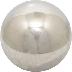 Value Collection - 2 Inch Diameter, Grade 100, 440-C Stainless Steel Ball - 57 - 61 C Hardness, 0.0005 Inch Sphericity, 0.0005 Inch Diameter Deviation - USA Tool & Supply