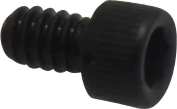 Value Collection - #4-40 UNC Hex Socket Drive, Socket Cap Screw - Alloy Steel, Black Oxide Finish, Fully Threaded, 3/16" Length Under Head - USA Tool & Supply