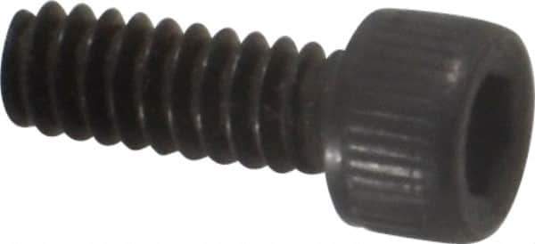Value Collection - #4-40 UNC Hex Socket Drive, Socket Cap Screw - Alloy Steel, Black Oxide Finish, Fully Threaded, 5/16" Length Under Head - USA Tool & Supply