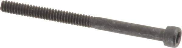 Value Collection - #4-40 UNC Hex Socket Drive, Socket Cap Screw - Alloy Steel, Black Oxide Finish, Partially Threaded, 1-1/2" Length Under Head - USA Tool & Supply