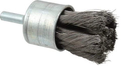 Osborn - 1" Brush Diam, Knotted, End Brush - 1/4" Diam Shank, 20,000 Max RPM - USA Tool & Supply