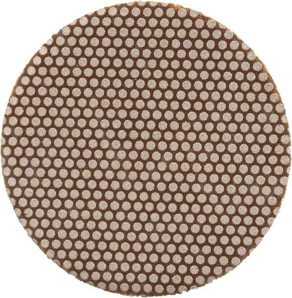 3M - 1" Diam, 800 Grit, Diamond Hook & Loop Disc - Super Fine Grade, Coated, Cloth Backing, Series 6002J - USA Tool & Supply