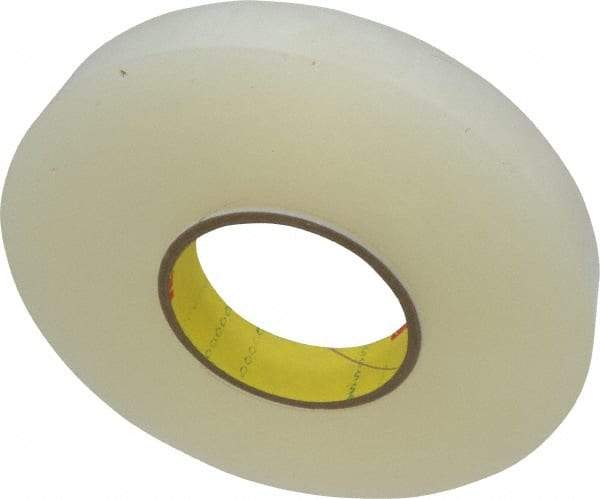 3M - 1" x 27 Yd Acrylic Adhesive Double Sided Tape - 1/32" Thick, Clear, Acrylic Foam Liner, Continuous Roll, Series 4658F - USA Tool & Supply