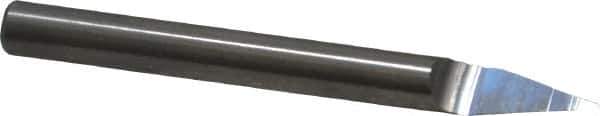 Accupro - 3/16 Inch Diameter, 2 Inch Overall Length, 3/8 Inch Split Length, Solid Carbide, Conical Point Split End Carbide Blank - Single End, 30° Point - USA Tool & Supply