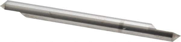 Accupro - 5/16 Inch Diameter, 4 Inch Overall Length, 1/2 Inch Split Length, Solid Carbide, Conical Point Split End Carbide Blank - Single End, 90° Point - USA Tool & Supply