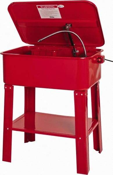 Value Collection - Free Standing Water-Based Parts Washer - 12 Gal Max Operating Capacity, Steel Tank, 115 Input Volts - USA Tool & Supply