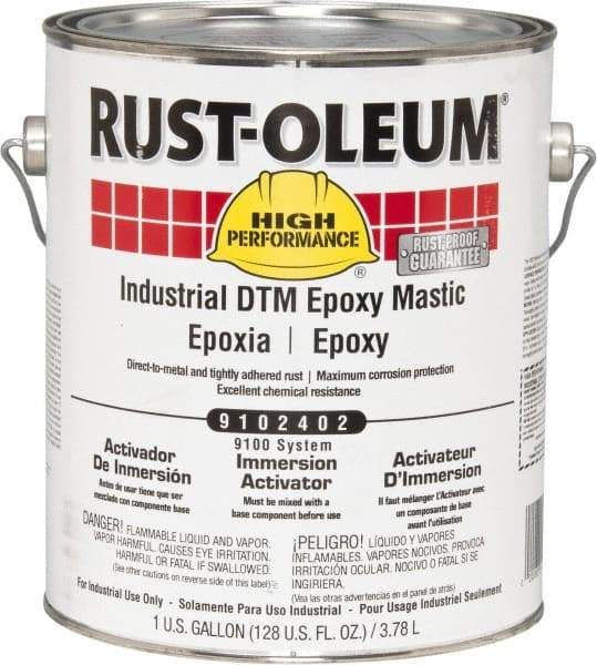 Rust-Oleum - 1 Gal Water Immersion Activator - 100 to 175 Sq Ft/Gal Coverage, <340 g/L VOC Content - USA Tool & Supply