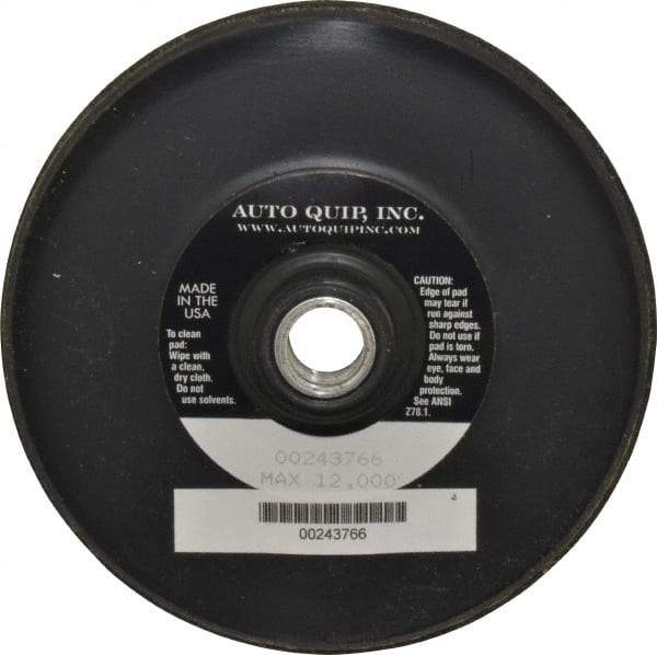 AutoQuip - 5" Diam Hook & Loop Disc Backing Pad - Firm Density, 12,000 RPM - USA Tool & Supply