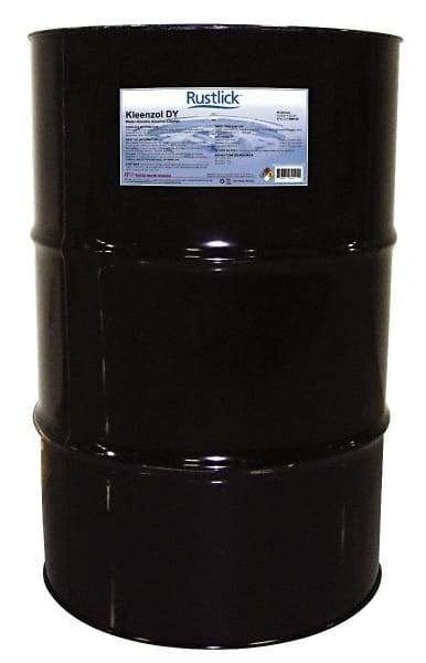 Rustlick - 55 Gal Drum Cleaner - Ferrous Metals, Nonferrous Metals, Sump and General Shop Cleaner - USA Tool & Supply