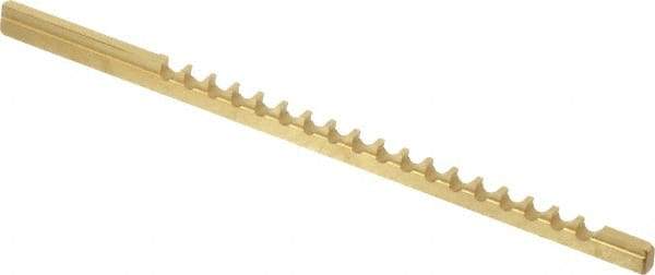 Dumont Minute Man - 3/32" Keyway Width, Style A, Keyway Broach - TiN Finish, 1/8" Broach Body Width, 5" OAL - USA Tool & Supply