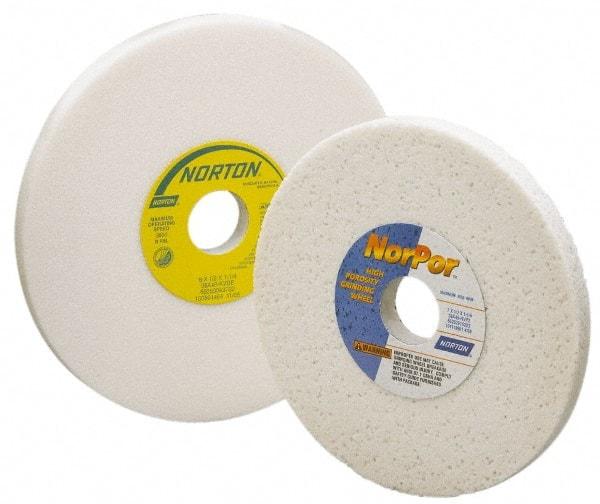 Norton - 12" Diam x 3" Hole x 1" Thick, H Hardness, 60 Grit Surface Grinding Wheel - Aluminum Oxide, Type 1, Medium Grade, 2,070 Max RPM, Vitrified Bond, No Recess - USA Tool & Supply