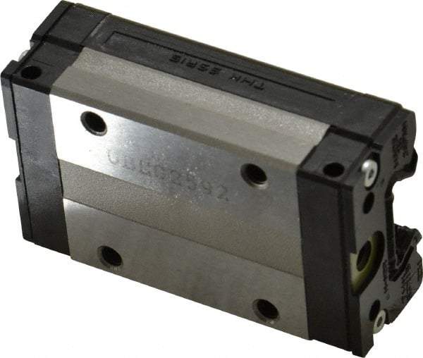 THK - 57mm L x 34mm W x 19.5mm H, 26mm Transverse Hole Spcg, 26mm Lateral Hole Spcg, High Radial Load SSR Block w/Caged Ball - 9.5mm Overhang, 14.7 Kn Dynamic Capacity, M4x7 Hole, 16.5 kn Static Load Rating, 24" High Assembly - USA Tool & Supply