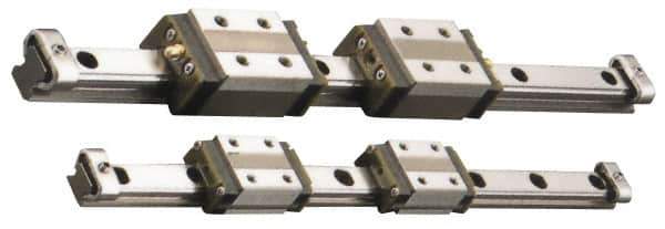 THK - 83.1mm L x 48mm W x 34.5mm H, 35mm Transverse Hole Spcg, 35mm Lateral Hole Spcg, 4 Way I Beam JR HSR Block - 12.5mm Overhang, 19.9 Kn Dynamic Capacity, M6x8 Hole, 34.4 kn Static Load Rating, 40" High Assembly - USA Tool & Supply