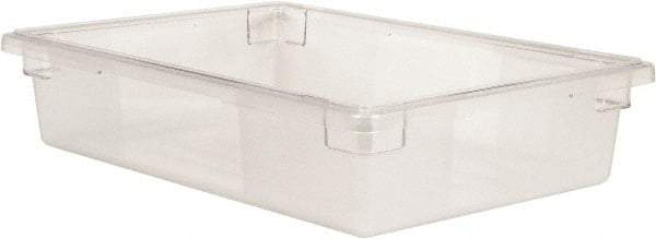 Rubbermaid - Rectangular, Clear Polycarbonate Food Tote Box - 6" High x 18" Wide x 26" Long - USA Tool & Supply