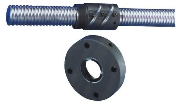 THK - Ballscrew Flange - 0.2" Lead Width, 2.63" Flange OD, 0.539" Flange Thickness - USA Tool & Supply