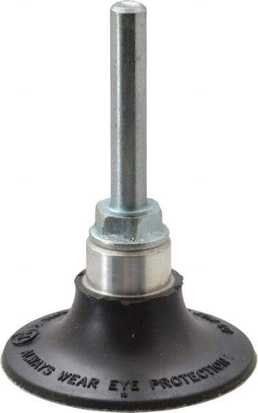 Standard Abrasives - 2" Diam Quick-Change Type S Disc Backing Pad - 1/4" Shank Diam, Medium Density, 25,000 RPM, SocAtt Compatible - USA Tool & Supply
