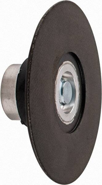 Standard Abrasives - 3" Diam Quick-Change Disc Backing Pad - 1/4" Shank Diam, Medium Density, 20,000 RPM, SocAtt Compatible - USA Tool & Supply
