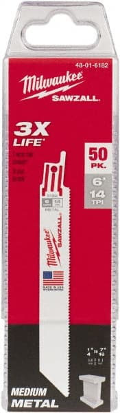 Milwaukee Tool - Steel Reciprocating Saw Blade - USA Tool & Supply