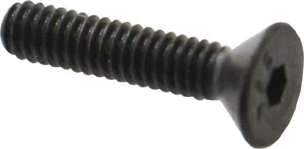 Value Collection - #5-40 UNC Hex Socket Drive, 82° Flat Screw - Alloy Steel, Black Oxide Finish, Fully Threaded, 5/8" OAL - USA Tool & Supply