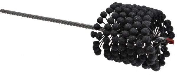 Brush Research Mfg. - 3-1/4" to 3-1/2" Bore Diam, 180 Grit, Silicon Carbide Flexible Hone - Extra Fine, 13-1/2" OAL - USA Tool & Supply