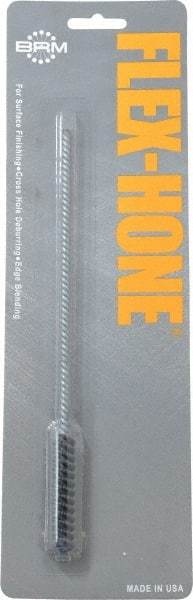 Brush Research Mfg. - 0.394" Bore Diam, 240 Grit, Silicon Carbide Flexible Hone - Extra Fine, 8" OAL - USA Tool & Supply