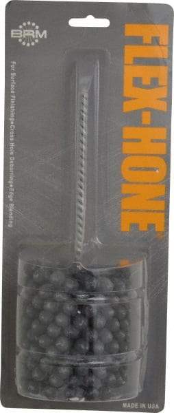 Brush Research Mfg. - 2-3/4" Bore Diam, 240 Grit, Silicon Carbide Flexible Hone - Extra Fine, 8" OAL - USA Tool & Supply