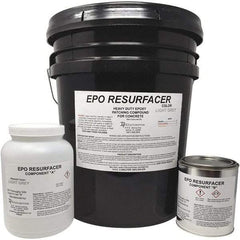 Made in USA - 50 Lb Concrete Repair/Resurfacing - Light Gray, 25 Sq Ft Coverage, Epoxy Resin - USA Tool & Supply