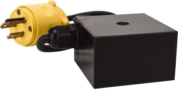 Mag-Mate - 2-1/2" Long, 16 Watts, 370 Lb Max Magnetic Pull Electromagnet - 1/4-20 Thread, 120 AC Output Voltage - USA Tool & Supply