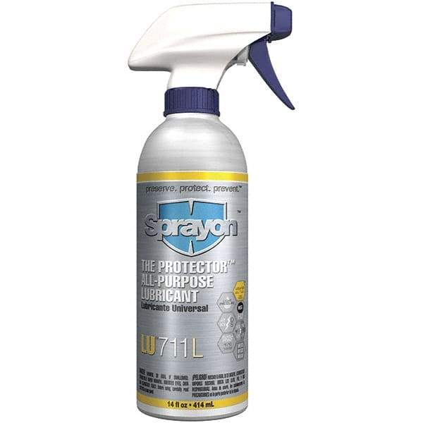 Sprayon - 16 oz Trigger Spray Can Lubricant - Amber, -20°F to 500°F, Food Grade - USA Tool & Supply