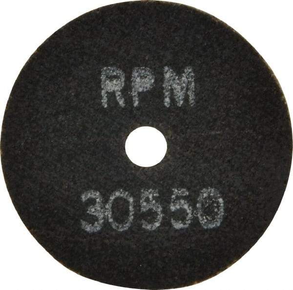 Made in USA - 2" 46 Grit Aluminum Oxide Cutoff Wheel - 1/16" Thick, 1/4" Arbor, 30,550 Max RPM, Use with Die Grinders - USA Tool & Supply