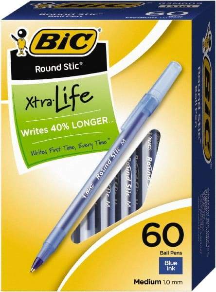Bic - Conical Ball Point Pen - Blue - USA Tool & Supply