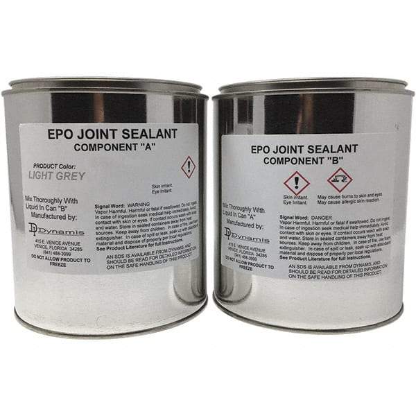 Made in USA - 1 Gal Concrete Repair/Resurfacing - Light Gray, 19 25 Sq Ft Coverage, Epoxy Resin - USA Tool & Supply