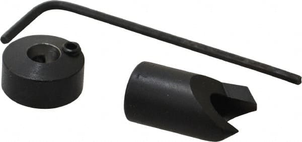 Vernon - 3/8" Cutter Diam, #7 Drill Combatibility, 1/4" Collar Thickness, Adjustable Depth Drill Countersink - USA Tool & Supply