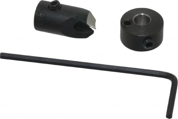 Vernon - 5/16" Cutter Diam, #20 Drill Combatibility, 1/4" Collar Thickness, Adjustable Depth Drill Countersink - USA Tool & Supply