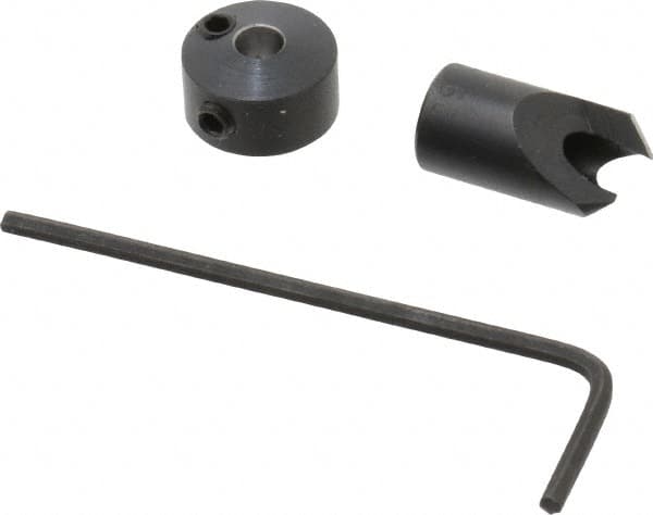 Vernon - 5/16" Cutter Diam, #29 Drill Combatibility, 1/4" Collar Thickness, Adjustable Depth Drill Countersink - USA Tool & Supply