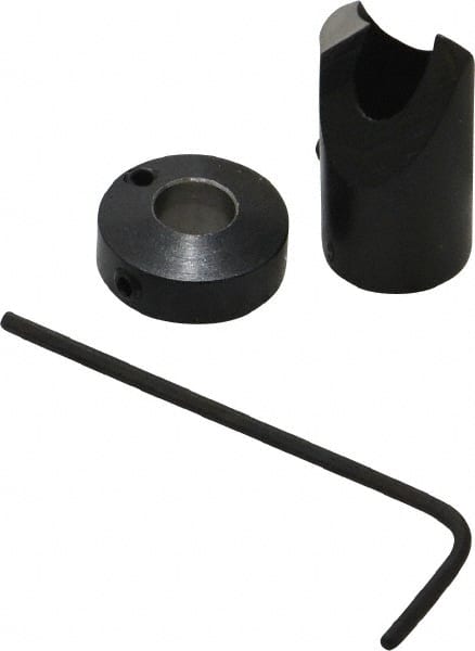 Vernon - 1/2" Cutter Diam, Letter G Drill Compatibility, 1/4" Collar Thickness, Adjustable Depth Drill Countersink - USA Tool & Supply