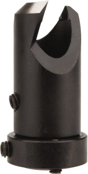 Vernon - 5/8" Cutter Diam, 7/16" Drill Compatibility, 5/16" Collar Thickness, Adjustable Depth Drill Countersink - USA Tool & Supply