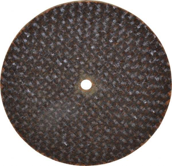 Norton - 2" 60 Grit Aluminum Oxide Cutoff Wheel - 0.06" Thick, 1/8" Arbor, 30,560 Max RPM, Use with Die Grinders - USA Tool & Supply