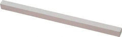 Norton - 900 Grit Aluminum Oxide Square Polishing Stone - Super Fine Grade, 1/4" Wide x 6" Long x 1/4" Thick - USA Tool & Supply