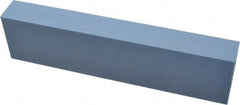 Norton - 80 Grit Aluminum Oxide Rectangular Polishing Stone - Medium Grade, 2" Wide x 8" Long x 1" Thick - USA Tool & Supply