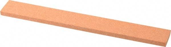 Norton - 150 Grit Aluminum Oxide Rectangular Polishing Stone - Very Fine Grade, 1" Wide x 8" Long x 1/4" Thick - USA Tool & Supply