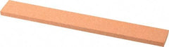 Norton - 150 Grit Aluminum Oxide Rectangular Polishing Stone - Very Fine Grade, 1" Wide x 8" Long x 1/4" Thick - USA Tool & Supply