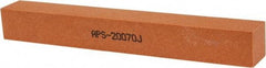 Norton - 150 Grit Aluminum Oxide Square Polishing Stone - Very Fine Grade, 1" Wide x 8" Long x 1" Thick - USA Tool & Supply