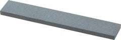Made in USA - 180 Grit Aluminum Oxide Rectangular Polishing Stone - Very Fine Grade, 1" Wide x 6" Long x 1/4" Thick - USA Tool & Supply
