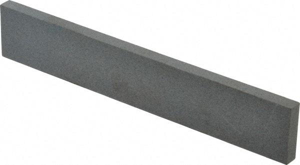 Made in USA - 220 Grit Aluminum Oxide Rectangular Polishing Stone - Very Fine Grade, 1" Wide x 6" Long x 1/4" Thick - USA Tool & Supply