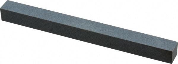 Made in USA - 220 Grit Aluminum Oxide Square Polishing Stone - Very Fine Grade, 1/2" Wide x 6" Long x 1/2" Thick - USA Tool & Supply
