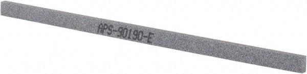 Value Collection - 180 Grit Silicon Carbide Rectangular Polishing Stone - Very Fine Grade, 1/4" Wide x 6" Long x 1/8" Thick - USA Tool & Supply